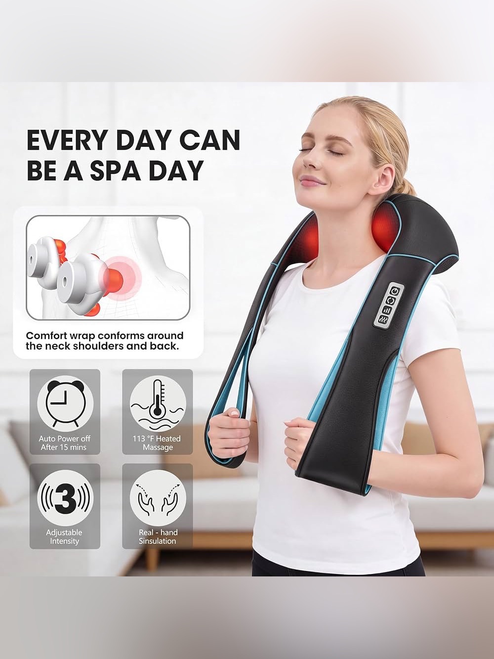 Magic Makers Shiatsu Back, Shoulder & Neck Massager